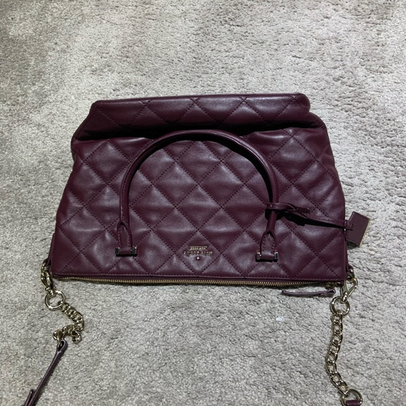 Burgundy Kate spade large cross body - Picture 1 of 1